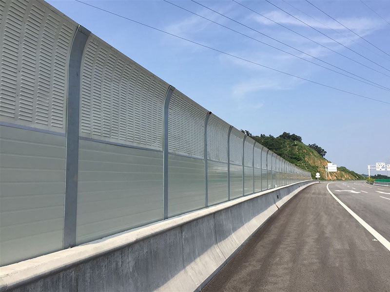 頂部弧形隔音屏